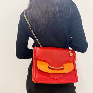Alexander McQueen Red Chain Bag